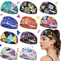 Hippie 1980s Street Style Masquerade Headband Disco Women's Cosplay Costume Masquerade Dailywear Masquerade Casual Daily Headband Lightinthebox - thumbnail