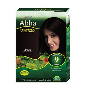 Godrej Abha Henna Hair Color Brown 60gm