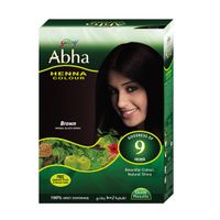 Godrej Abha Henna Hair Color Brown 60gm - thumbnail