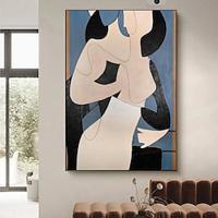 Classic Abstract Picasso Woman Oil Painting Modern Living Room Home Decor Hand Painted Abstract Canvas Painting Wall Art (No Frame) Lightinthebox