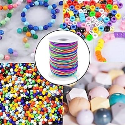 1mm Stretchy Bracelet String Sturdy Rainbow Elastic String Elastic Cord for Jewelry Making Necklaces Beading and Crafts Lightinthebox