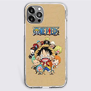 One Piece Cartoon Characters Phone Case For Apple iPhone 12 Pro Max 11 SE 2020 X XR XS Max 8 7 Unique Design Protective Case Shockproof Dustproof Back Cover TPU miniinthebox