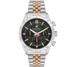 Beverly Hills Polo Club Men's Multi Function Green Dial Watch - BP3316X.370