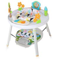 Teknum 4-In-1 Activity Jumper-Feeding Chair-Drawing Table-Playing Station With Musical Mat Detachable Toys & Musical Piano - White TK_JU&MU_WH - thumbnail