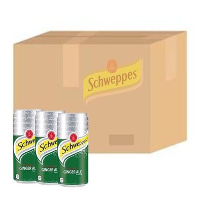 Schweppes Ginger Ale Soft Drink 300ml Pack of 24