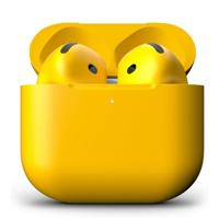 Merlin Craft Customized Apple Airpods 4 Yellow Bold