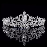 Bride Princess Rhinestone Crystal Tiara Crown Bridal Wedding Hair Headband Accessories