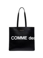 Comme Des Garçons Wallet logo tote bag - Black