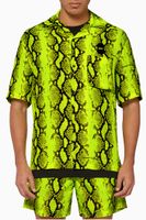 Snake-Print Short-Sleeved Shirt Snake-Print Short-Sleeved Shirt