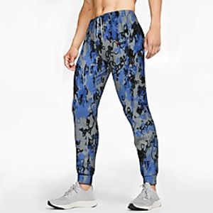 21Grams Men's Sweatpants Joggers Jogger Pants Athletic Bottoms Drawstring Winter Fitness Gym Workout Running Training Exercise Breathable Soft Sweat wicking Sport Blue  Micro-elastic  Athleisure Lightinthebox