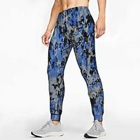 21Grams Men's Sweatpants Joggers Jogger Pants Athletic Bottoms Drawstring Winter Fitness Gym Workout Running Training Exercise Breathable Soft Sweat wicking Sport Blue  Micro-elastic  Athleisure Lightinthebox - thumbnail