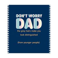 Pigment Fuzzy Duck Dad Grey Hairs Greeting Card (17.6 x 16cm) - thumbnail