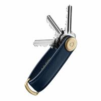 Orbitkey Saffiano Leather Keychain Oxford Navy