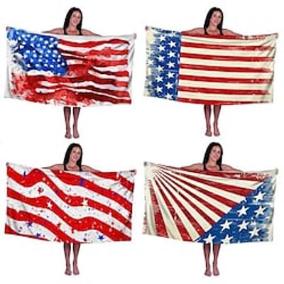 Digital Heat Transfer Printing Microfiber Beach Bath Towel Square Towel miniinthebox