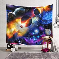 Wall Tapestry Art Decor Blanket Curtain Hanging Home Bedroom Living Room Decoration and Modern and Sky  Galaxy Lightinthebox - thumbnail