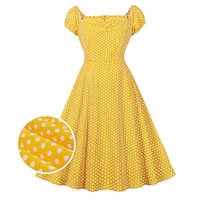 Retro Vintage 1950s Vintage Dress Cocktail Dress Swing Dress Flare Dress Audrey Hepburn Women's Cosplay Costume Masquerade Party Evening Dress Lightinthebox Retro Vintage 1950s Vintage Dress Cocktail Dress Swing Dress Flare Dress Audrey Hepburn Women's Cosplay Costume Masquerade Party Evening Dress Lightinthebox