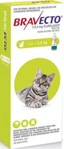 Bravecto For Cats 1.2 - 2.8 Kg Spot-On 0.4Ml