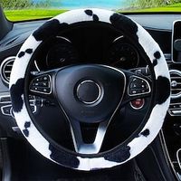 Winter Short Plush Adorable Car Steering Wheel Cover Warm Car Interior Set Multi-Color miniinthebox
