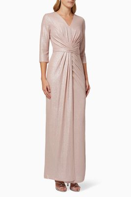 Shimmer Draped Dress Shimmer Draped Dress