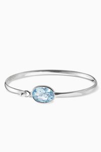 Savannah Topaz Bangle 628 in Sterling Silver