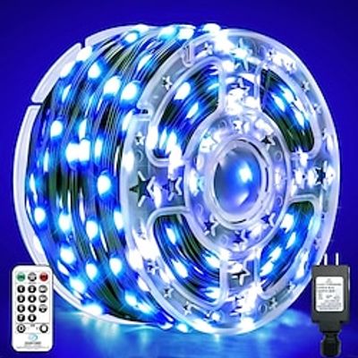 328FT Flexible LED Light Strips 1000LEDs String Lights 100m Christmas String Lights Blue Creative String Lights Holiday Lights Party Holiday Wedding 29V Lightinthebox