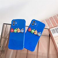 Phone Case For Apple Back Cover iPhone 12 Pro Max 11 SE 2020 X XR XS Max 8 7 Shockproof Dustproof Cartoon Solid Colored TPU miniinthebox - thumbnail