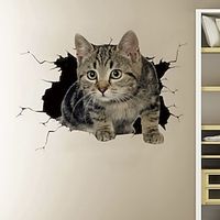 Animals Wall Stickers Bedroom / Kids Room amp; kindergarten, Removable / Pre-pasted PVC Home Decoration Wall Decal 1pc miniinthebox - thumbnail