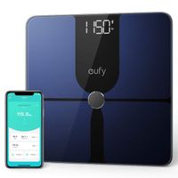 Eufy Smart Scale P1 With Bluetooth, Body Fat Scale, 14 Measurements, Weight, Body Fat, BMI, Fitness Body Composition Analysis, Blue Black - T9147H11