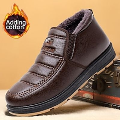 Men's Boots Snow Boots Winter Boots Fleece lined Casual Outdoor Daily Cloth Warm Breathable Comfortable Loafer Black Coffee Color Block Fall Winter Lightinthebox Men's Boots Snow Boots Winter Boots Fleece lined Casual Outdoor Daily Cloth Warm Breathable Comfortable Loafer Black Coffee Color Block Fall Winter Lightinthebox