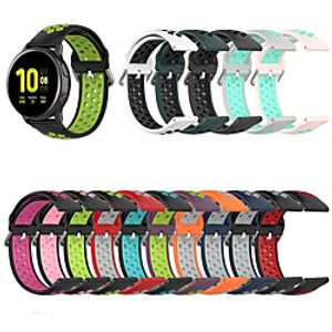 20mm Silicone Strap Band For Samsung Galaxy Watch 3 41mm /Galaxy Active 2 / Gear Sport Sports Bracelet miniinthebox