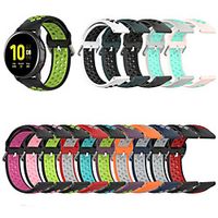 20mm Silicone Strap Band For Samsung Galaxy Watch 3 41mm /Galaxy Active 2 / Gear Sport Sports Bracelet miniinthebox - thumbnail