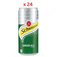 Schweppes Ginger Ale Can - 24 x 300 ml