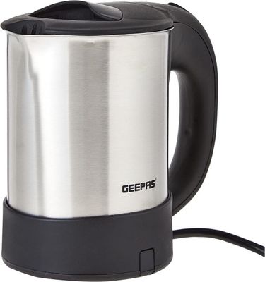 Geepas 0.5 Liters Kettle, Silver and Black - GK175
