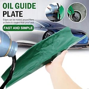 Flexible Draining Tool Foldable Car Funnel Oil Guide Plate Motorcycle Truck Auto Engine Oil Gasoline Filling Tools Accessories miniinthebox