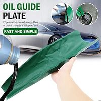 Flexible Draining Tool Foldable Car Funnel Oil Guide Plate Motorcycle Truck Auto Engine Oil Gasoline Filling Tools Accessories miniinthebox - thumbnail