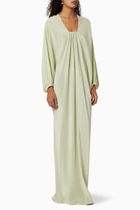 The Calypso Draped Silk Dress
