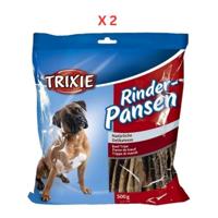 Trixie Dried Beef Tripe Dog Treats 500G Pack Of 2