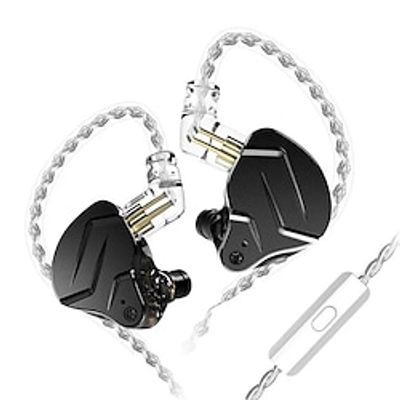 KZ ZSN Pro X Dual Driver In Ear Earphone 1BA 1DD Wired Earphone HiFi Sport Gaming Earbuds Headphones Compatibility For Phone Computer Tablet, Christmas Gift for Friends miniinthebox