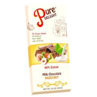 Pure Delight Huzelnut Milk Chocolate 80 Gr Carton