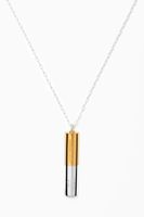 Battery Charm Necklace in Sterling Silver - thumbnail