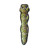 Outward Hound Invicible Tough Skinz Rttle Snake Dog Toy Large, Green