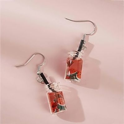 1 Pair Stud Earrings Drop Earrings For Women's Wedding Birthday Party Evening Glass Drop Fashion Watermelon Lightinthebox 1 Pair Stud Earrings Drop Earrings For Women's Wedding Birthday Party Evening Glass Drop Fashion Watermelon Lightinthebox