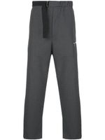 OAMC belted cropped trousers - Grey - thumbnail