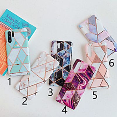 Phone Case For Huawei Back Cover Huawei P20 Huawei P20 Pro Huawei P20 lite Huawei P30 Huawei P30 Pro Huawei P30 Lite Huawei Mate 20 lite Huawei Mate 20 pro Huawei NOVA 3e NOVA 3i Pattern Marble TPU miniinthebox
