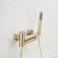 Bathtub Faucet - Modern Contemporary Electroplated Wall Installation Ceramic Valve Bath Shower Mixer Taps Lightinthebox