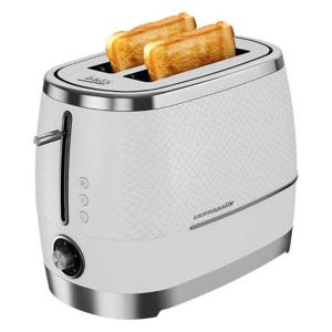 Beko 2 Slice Toaster, 870W, Extra Wide Slot, Defrost, Reheat & Cancel Functions, Variable Browning, Detachable Crumb Tray - TAM8202CR