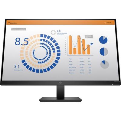 HP 27 Inches P27Q G4 QHD Monitor, VGA+HDMI - 8MB11AS