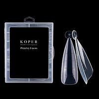 120pcs Pointy Quick Gel Building False Nail Tips Mold Form Acrylic Extension System Fake Nails Art UV Builder Gel Manicure Tools C-shaped Nail Piece Lightinthebox - thumbnail