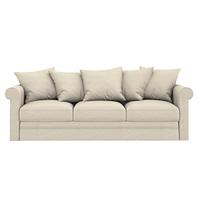 GRÖNLID 100% Cotton Slipcover 3-Seat Sofa Cover Solid Color Slipcover for IKEA Sofa Lightinthebox