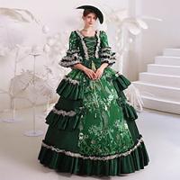 Gothic Baroque Vintage Inspired Medieval Dress Party Costume Prom Dress Princess Shakespeare Women's Ball Gown Halloween Party Evening Party Masquerade Dress Lightinthebox